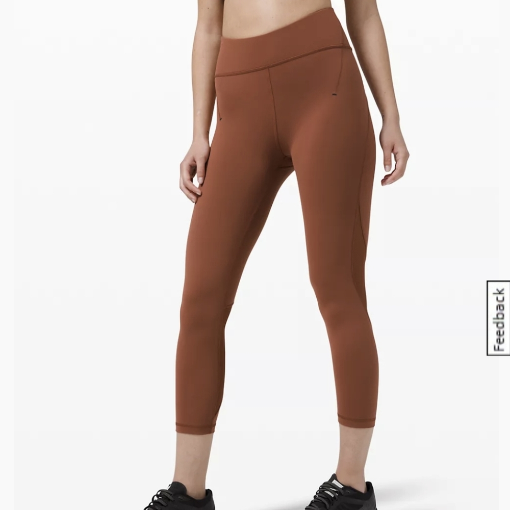 Lululemon Everlux high rise mesh crop "23